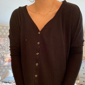 Urban Outfitters Black Waffle